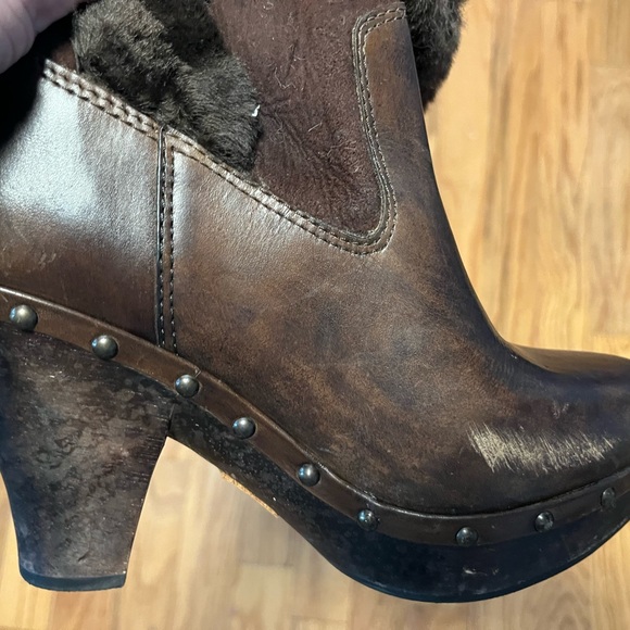 Frye Leather, Suede and Faux Fur Boots - Picture 12 of 13